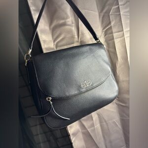 Kate Spade Black Leather Shoulder Bag